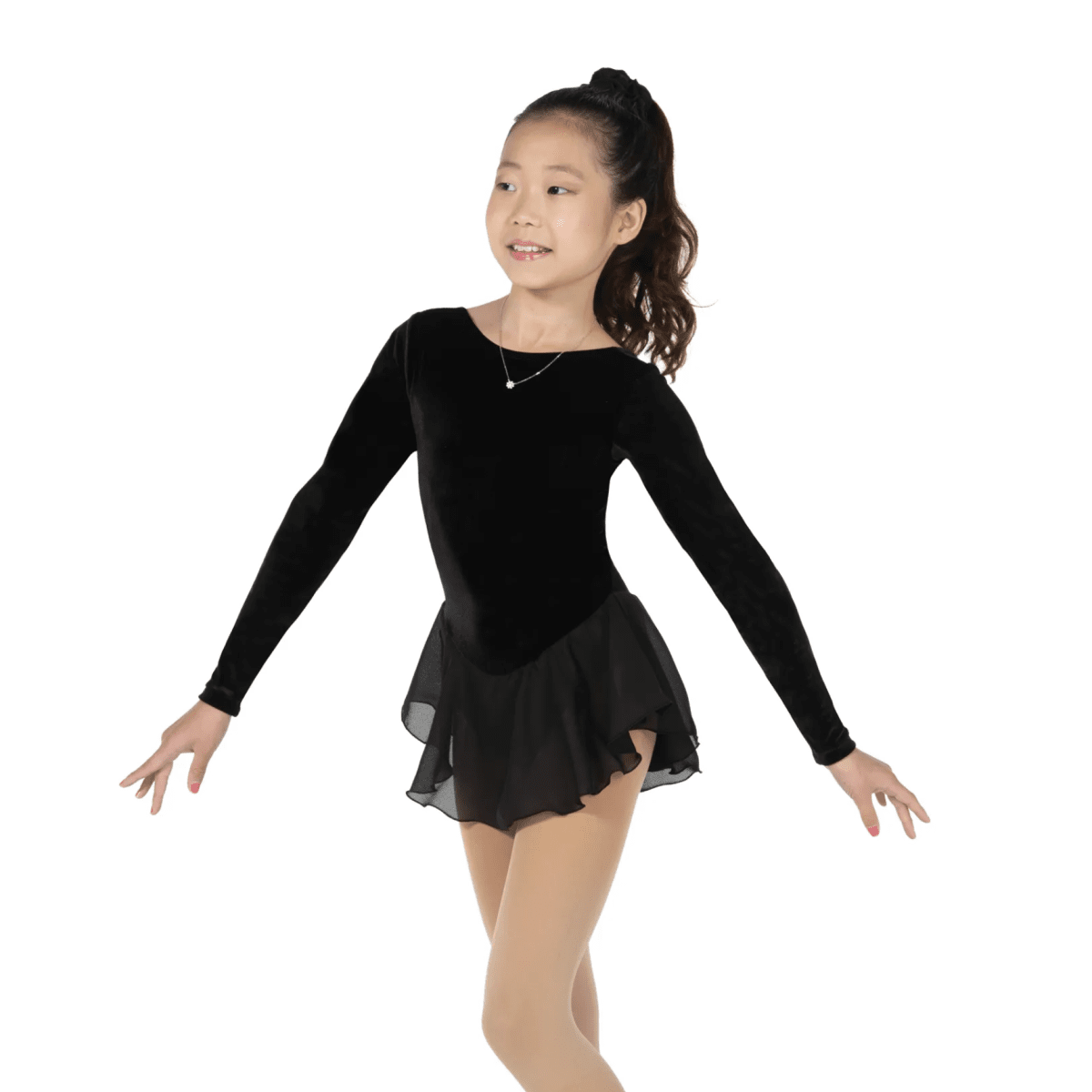 688 Skatesong Dress Svart - Tinas Figure Skating Shop