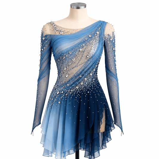 Ocean Dress - Tinas Figure Skating Shop