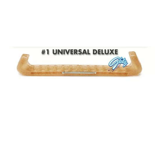 2-delade Glitz skridskoskydd